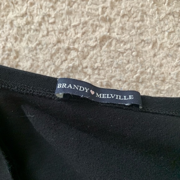 SOLD🚫 Brandy Melville Black Amara Top - Picture 3 of 5